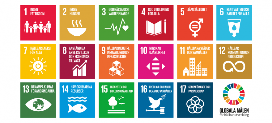 Bild på Agenda 2030 alla mål 